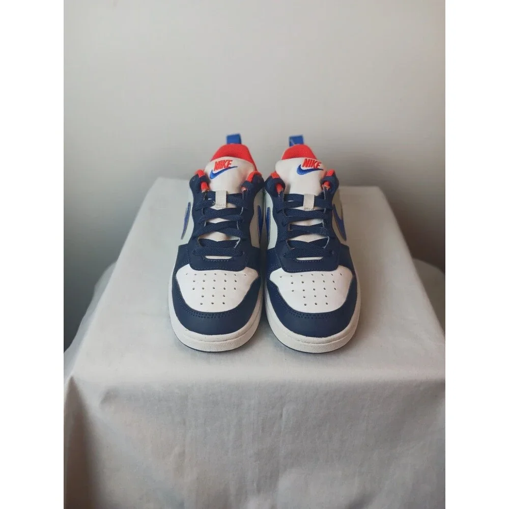Nike Court Borough Low Recraft GS Midnight Navy Team Orange Kid Youth DV5456-401